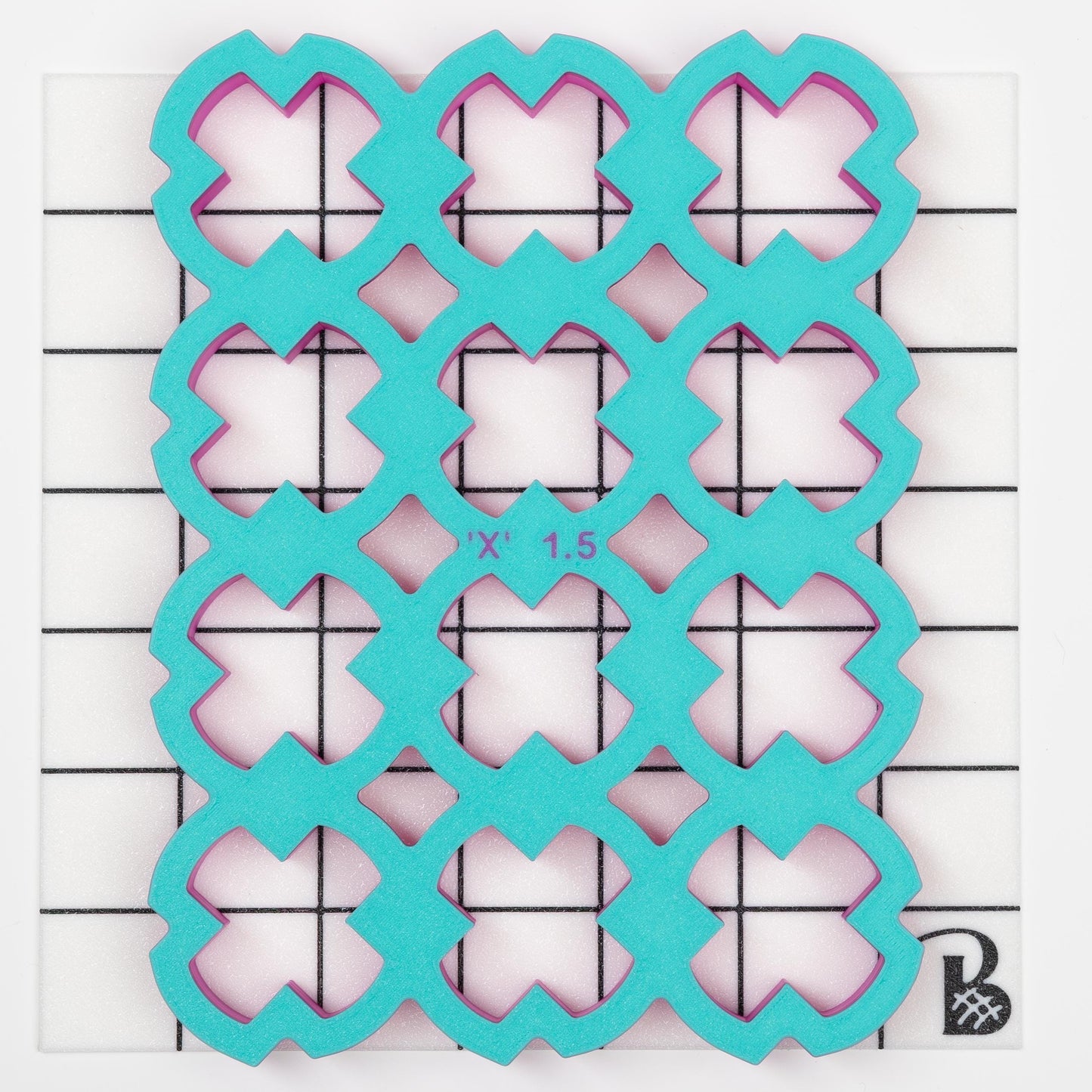 X Multi Cookie Cutter (Cuts 6 or 12 cookies at Once)