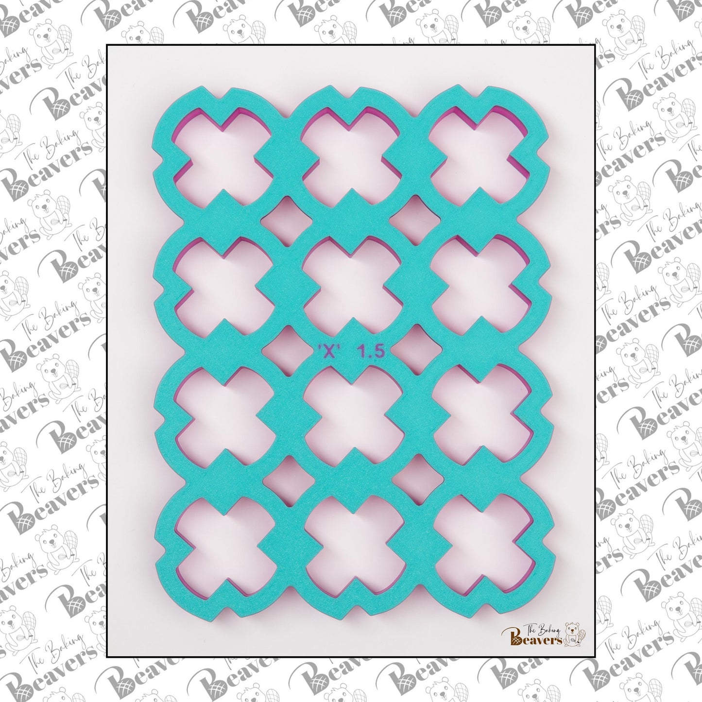 X Multi Cookie Cutter (Cuts 6 or 12 cookies at Once) | XOXO