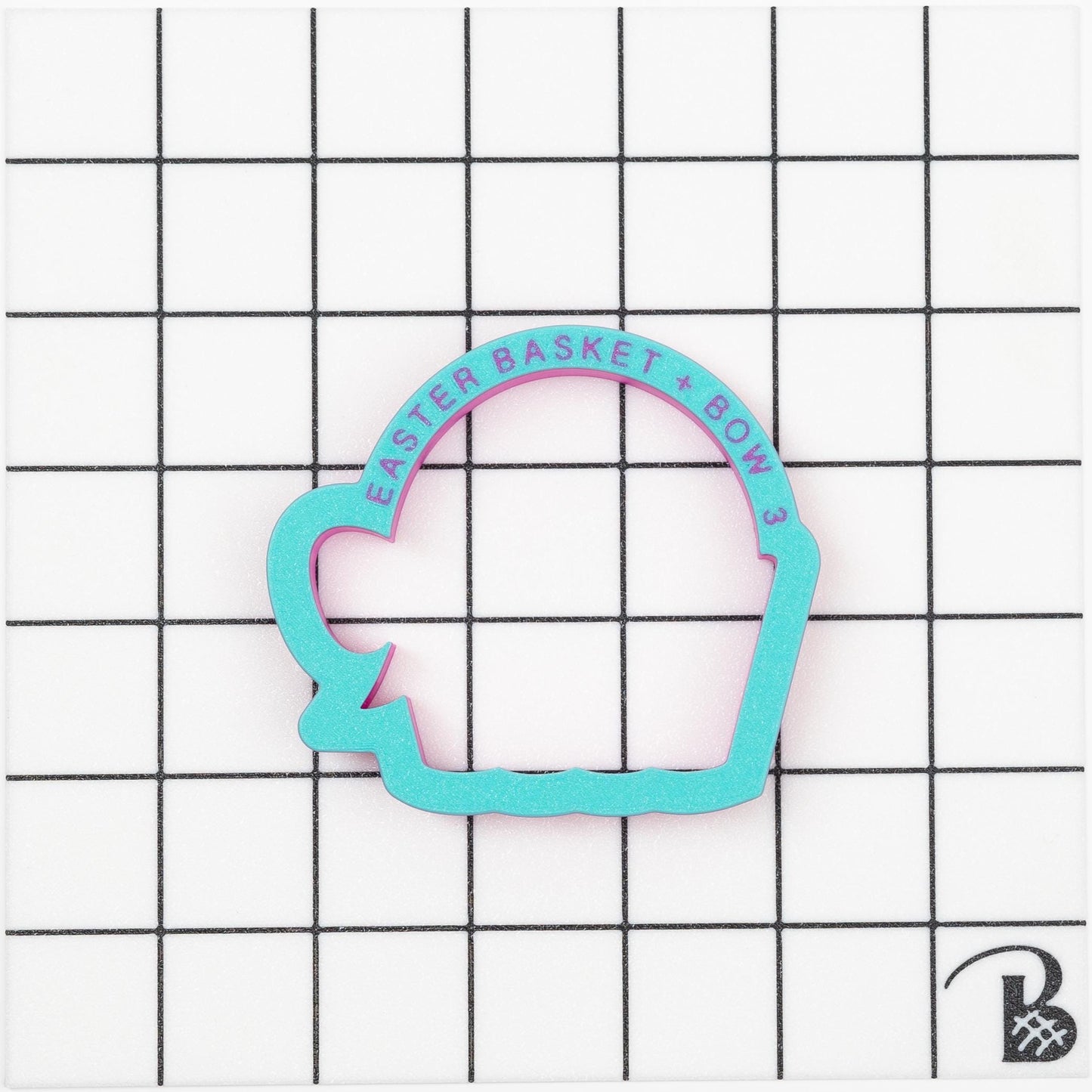 Easter Basket with Bow Cookie Cutter