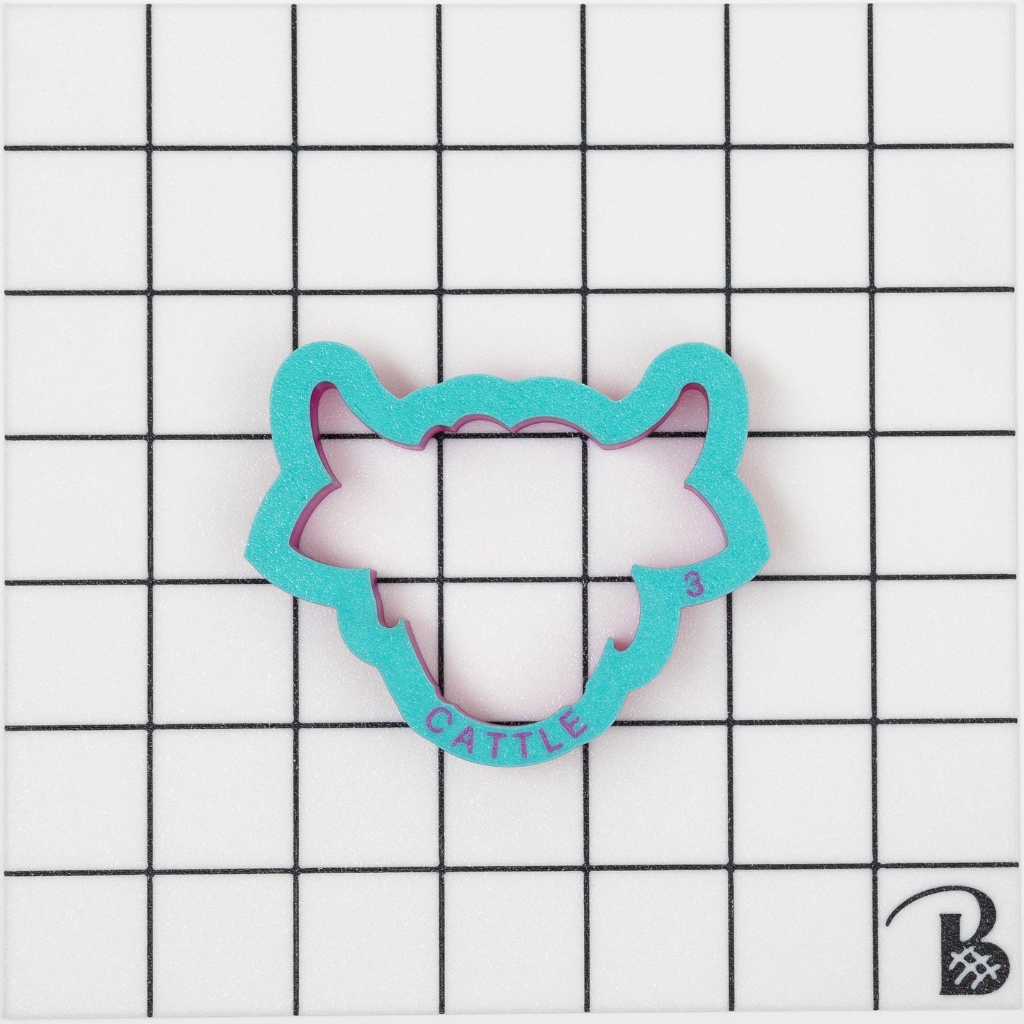 Highland Cattle Face Cookie Cutter