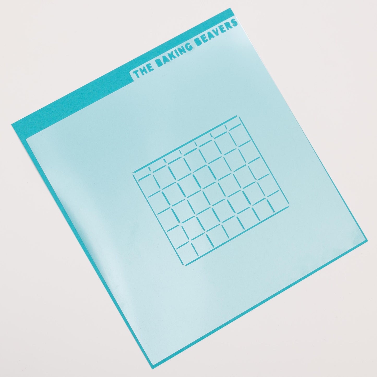 Save The Date Plaque (version #2- greenery) Cookie Cutter (optional Grid Stencil)
