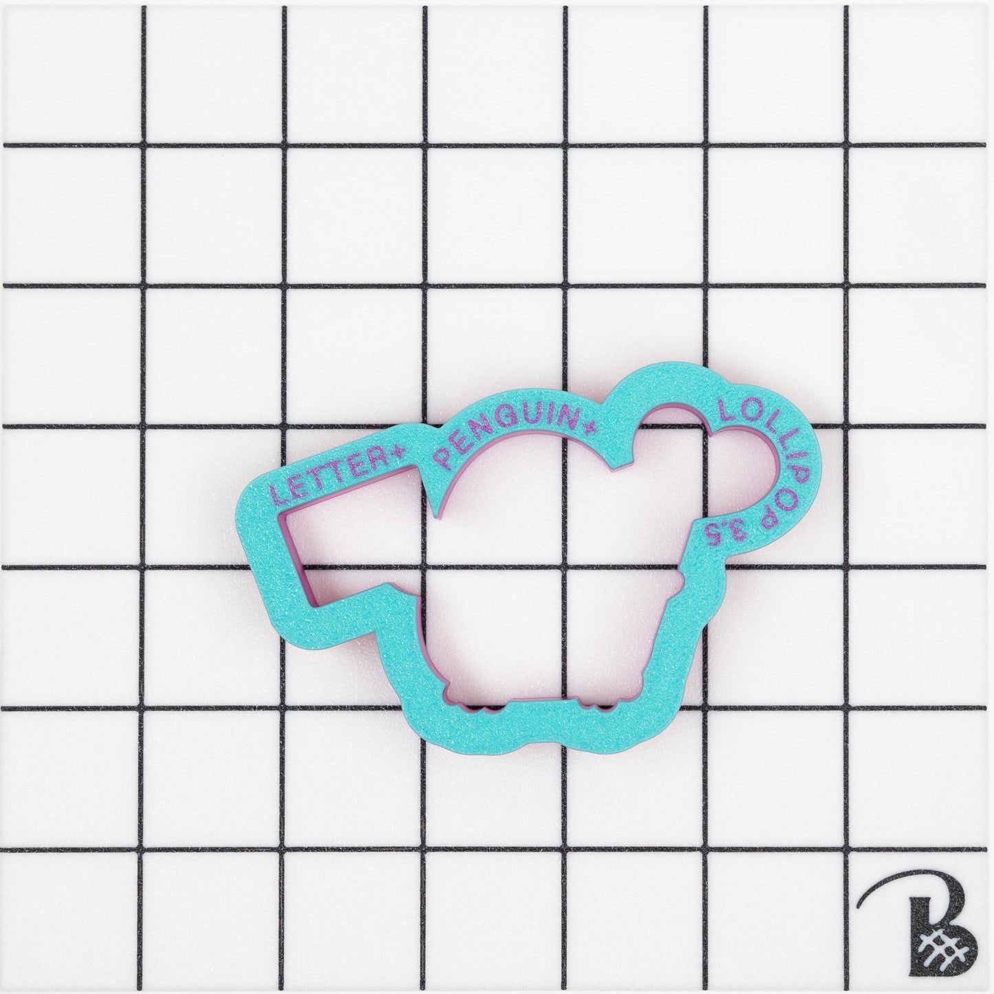 Penguin with Love Letter and Lollipop Cookie Cutter (highly recommend sizing UP)
