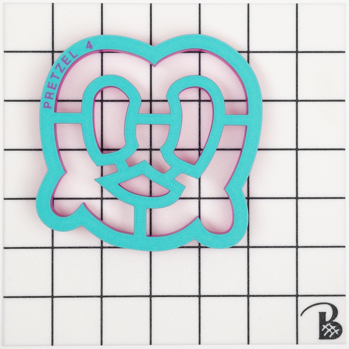 Pretzel (with or without center cut outs) Cookie Cutter