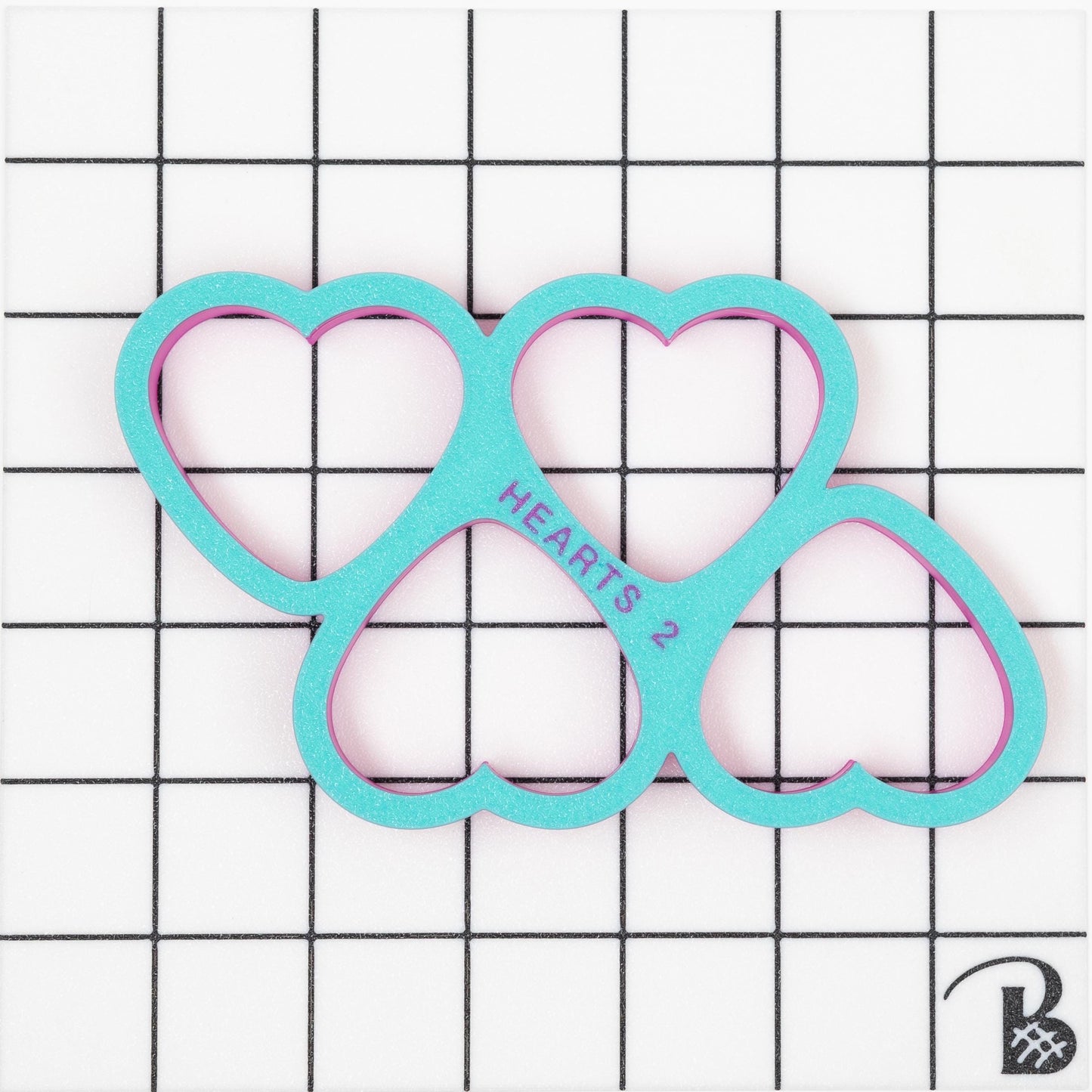 Multi-Heart Cookie Cutter (Cuts 4 Hearts at Once)