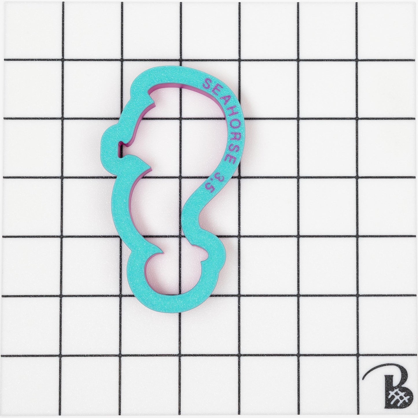 Seahorse Cookie Cutter (recommend sizing up)