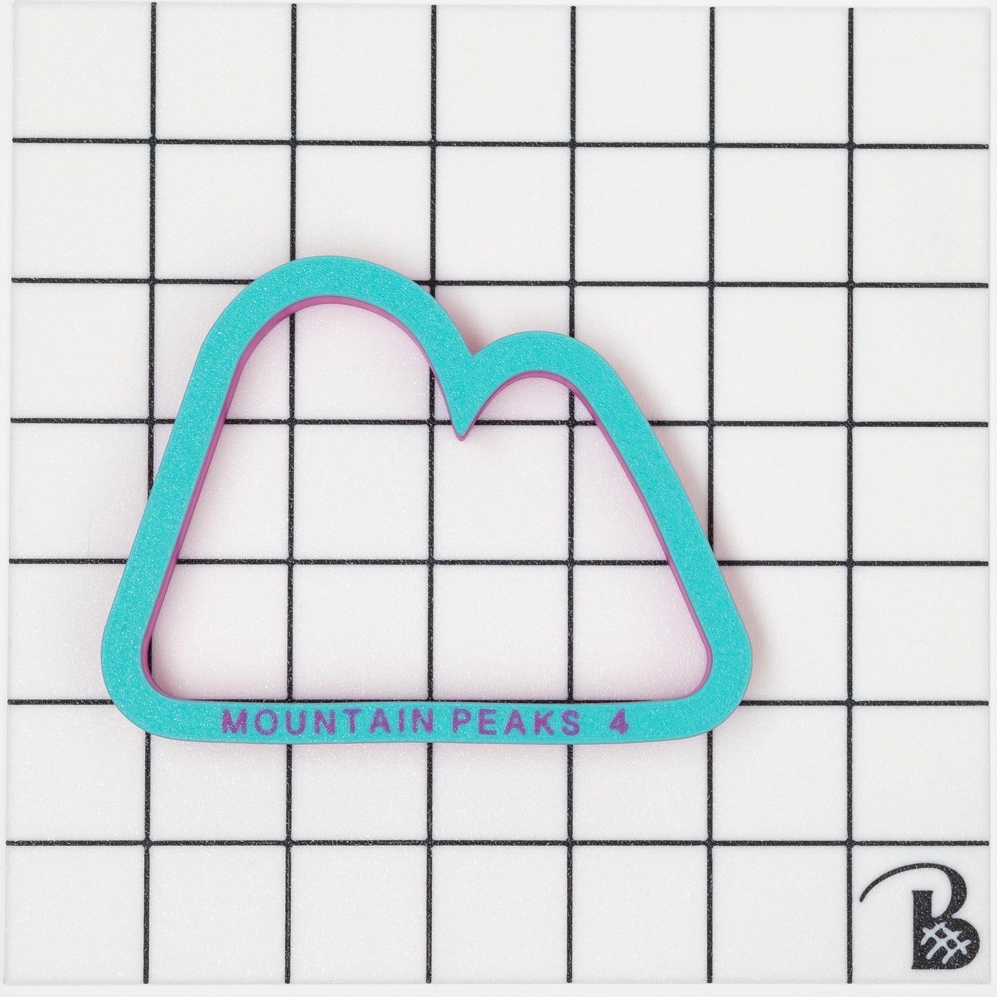 Rounded Mountain Peaks #2 Cookie Cutter