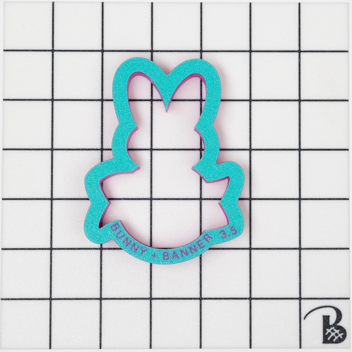 Bunny with Banner Cookie Cutter
