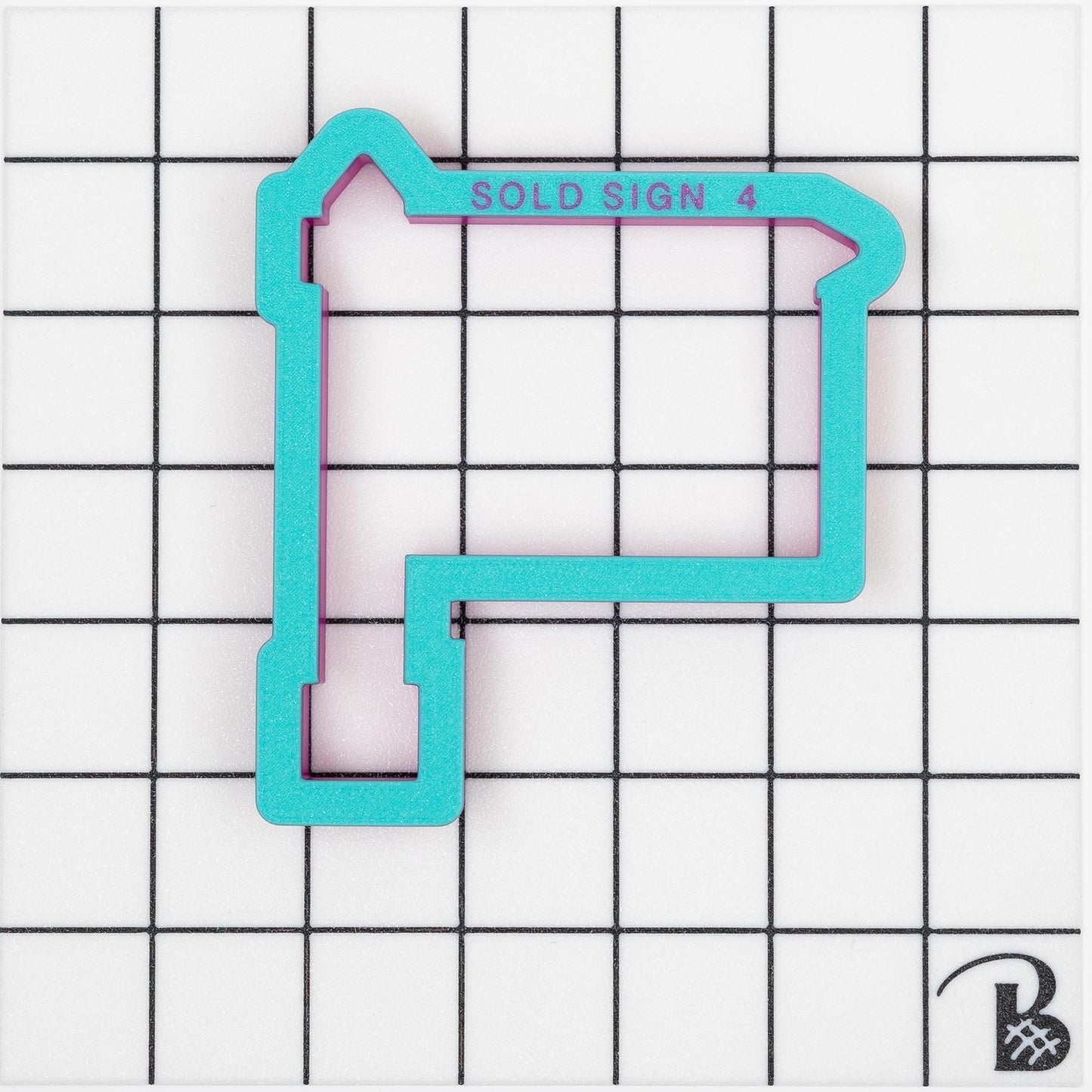Home Sold Sign Cookie Cutter | For Sale Sign cookie cutter | Realtor cookie cutter