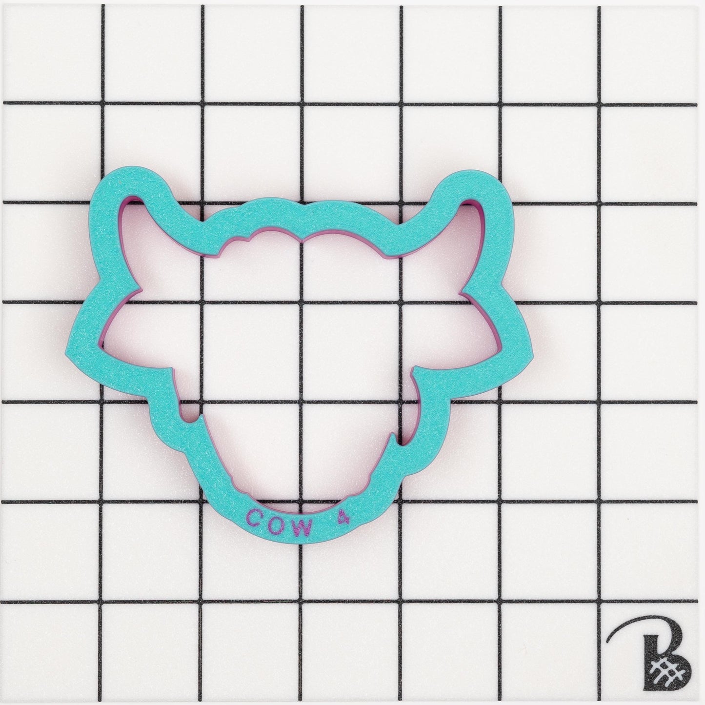 Highland Cattle Face Cookie Cutter