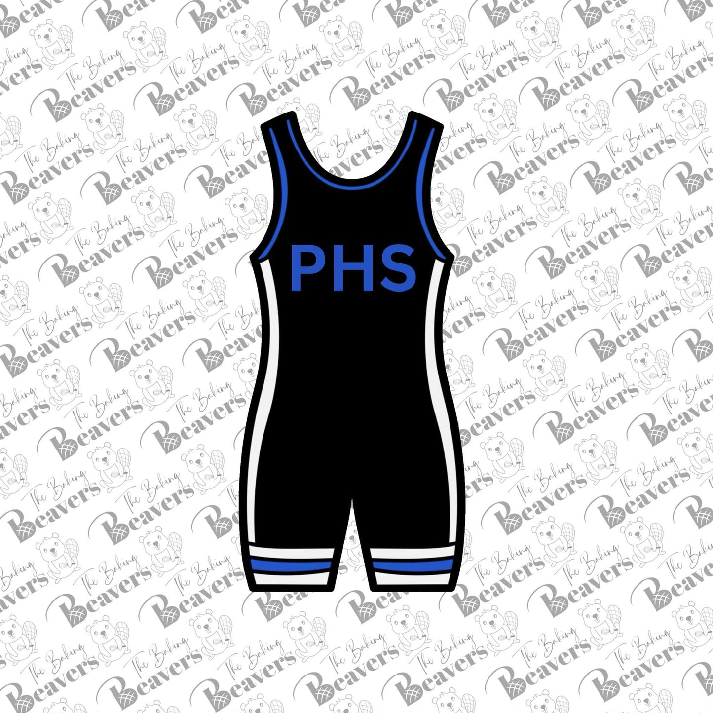 Wrestling Singlet Cookie Cutter (recommend sizing up)