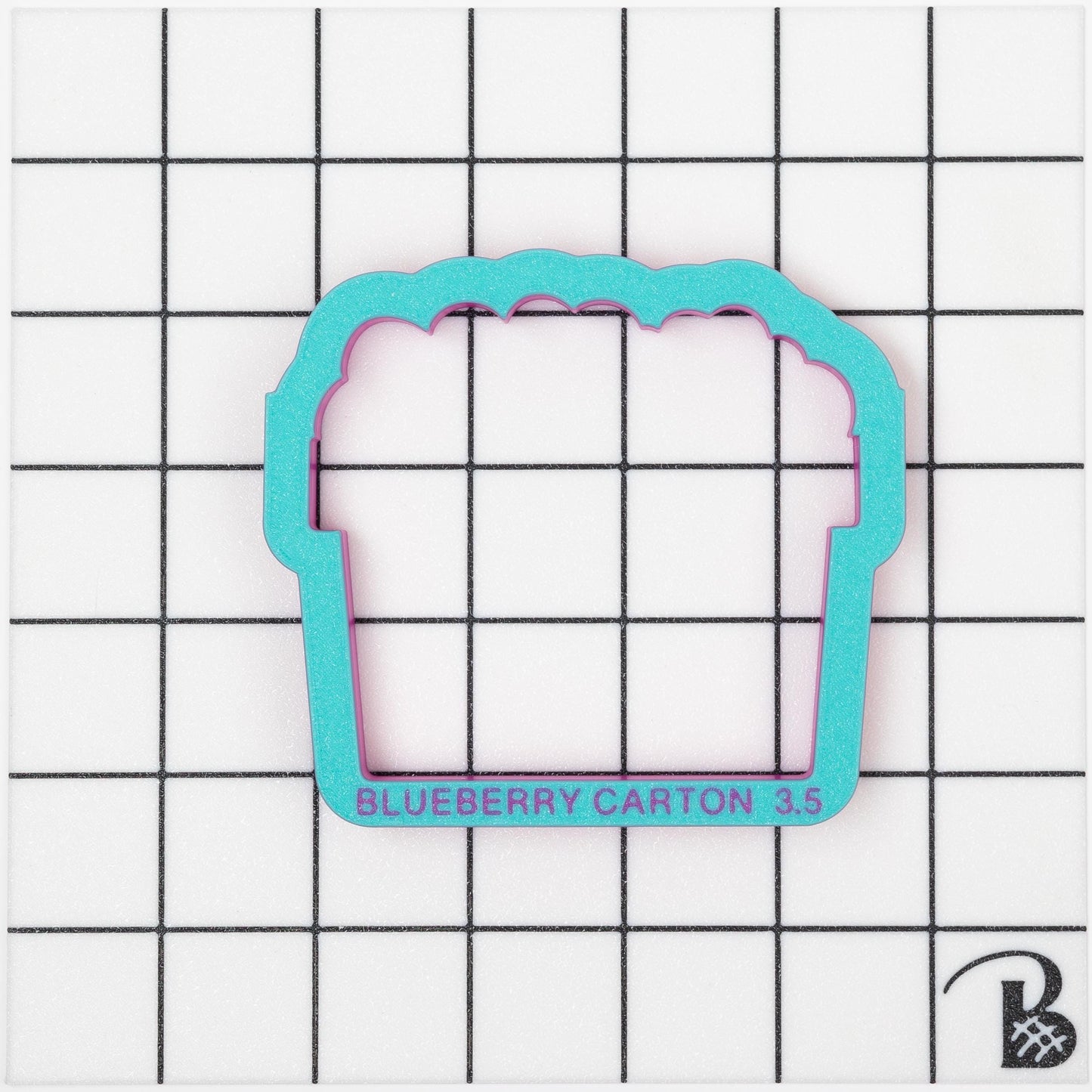 Blueberry Carton Cookie Cutter