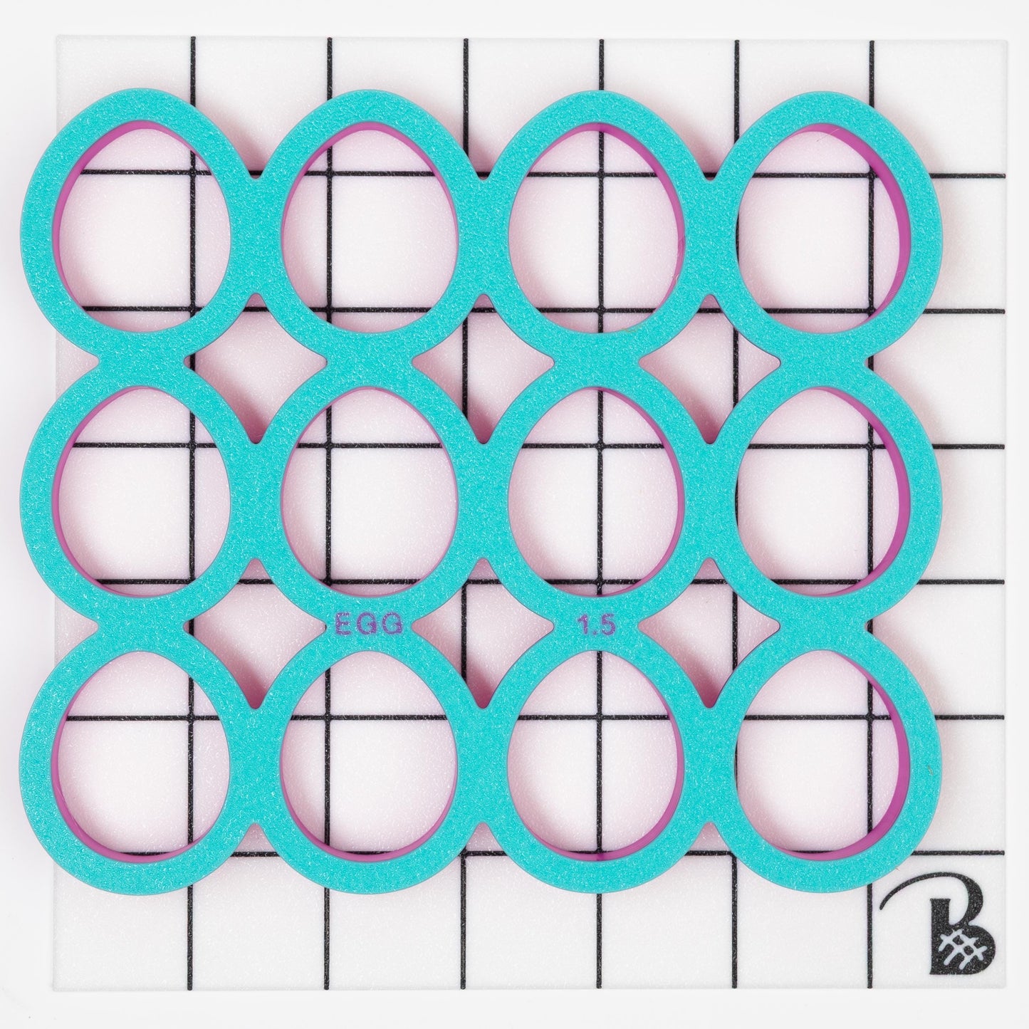 Easter Egg Multi Cookie Cutter (Cuts 6 or 12 Eggs at Once)
