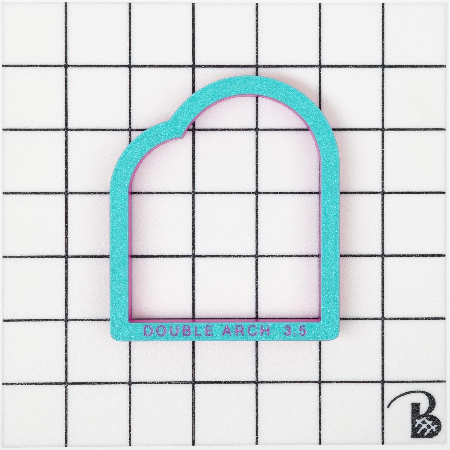 Double ARCH Plaque Cookie Cutter (may want to size down)