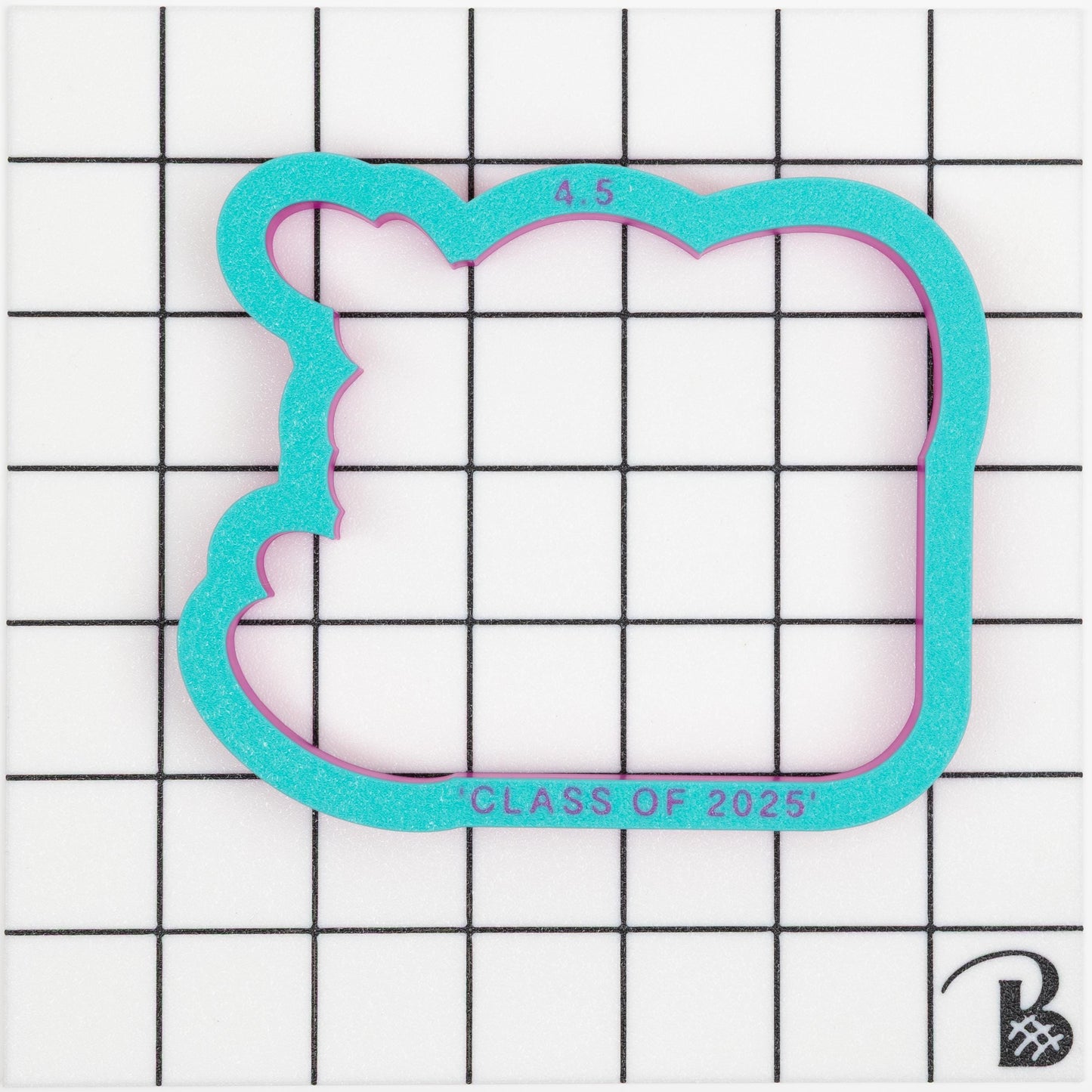 Class of 2026 Graduation Cookie Cutter (optional year stencil_