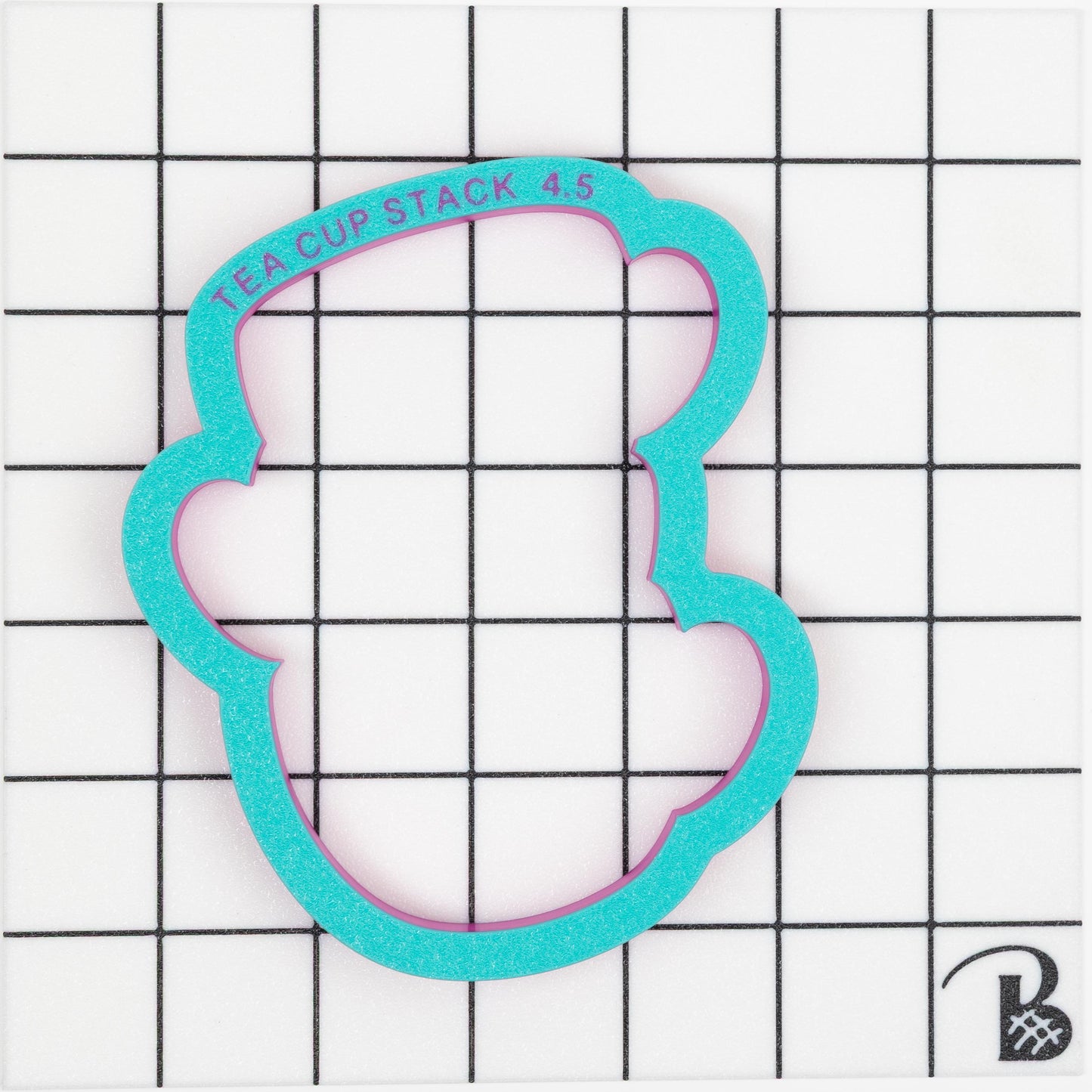 Stack of Tea Cups Cookie Cutter