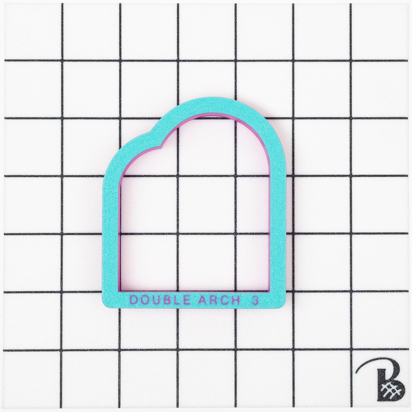 Double ARCH Plaque Cookie Cutter (may want to size down)