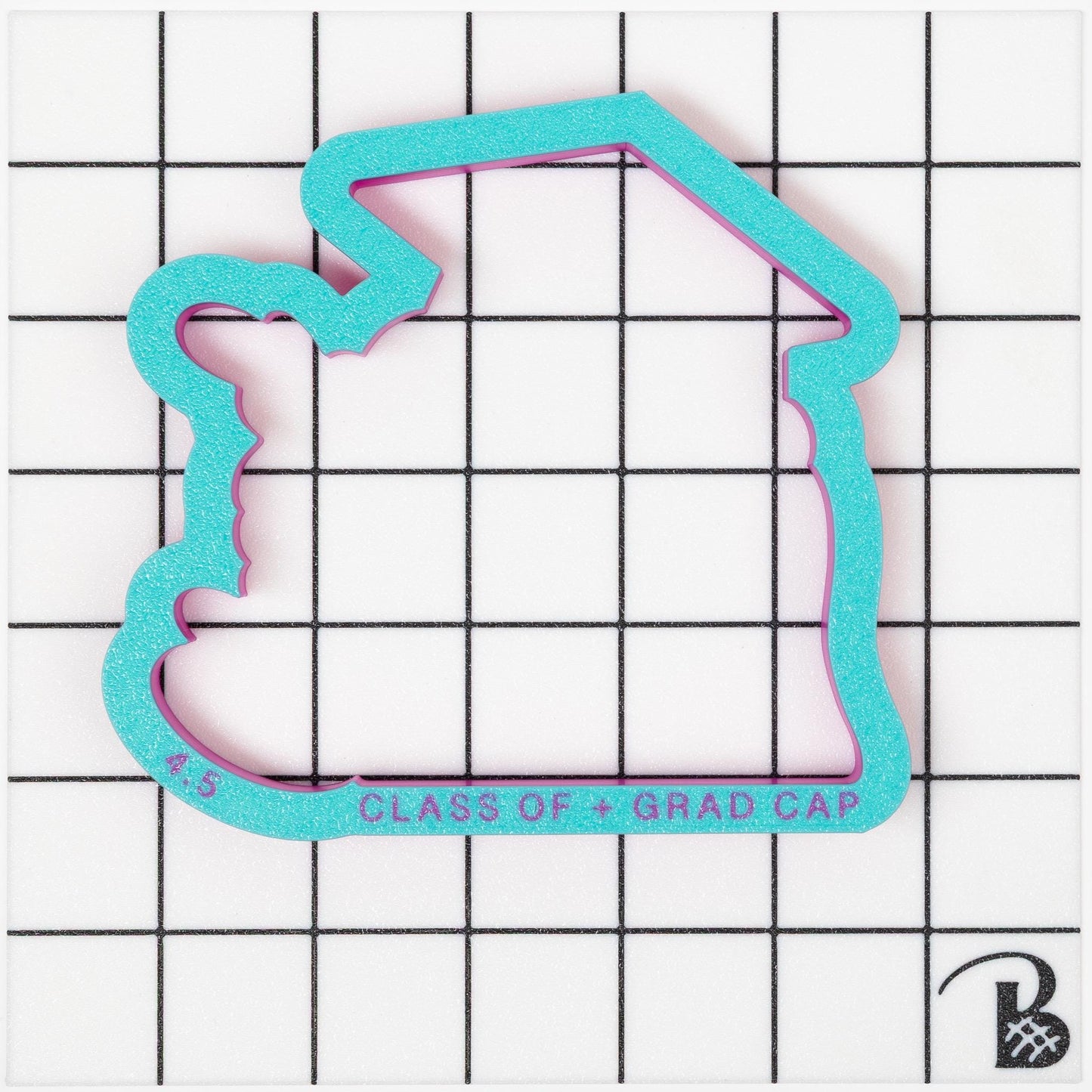 Class of 2026 w/ grad cap Plaque Cookie Cutter