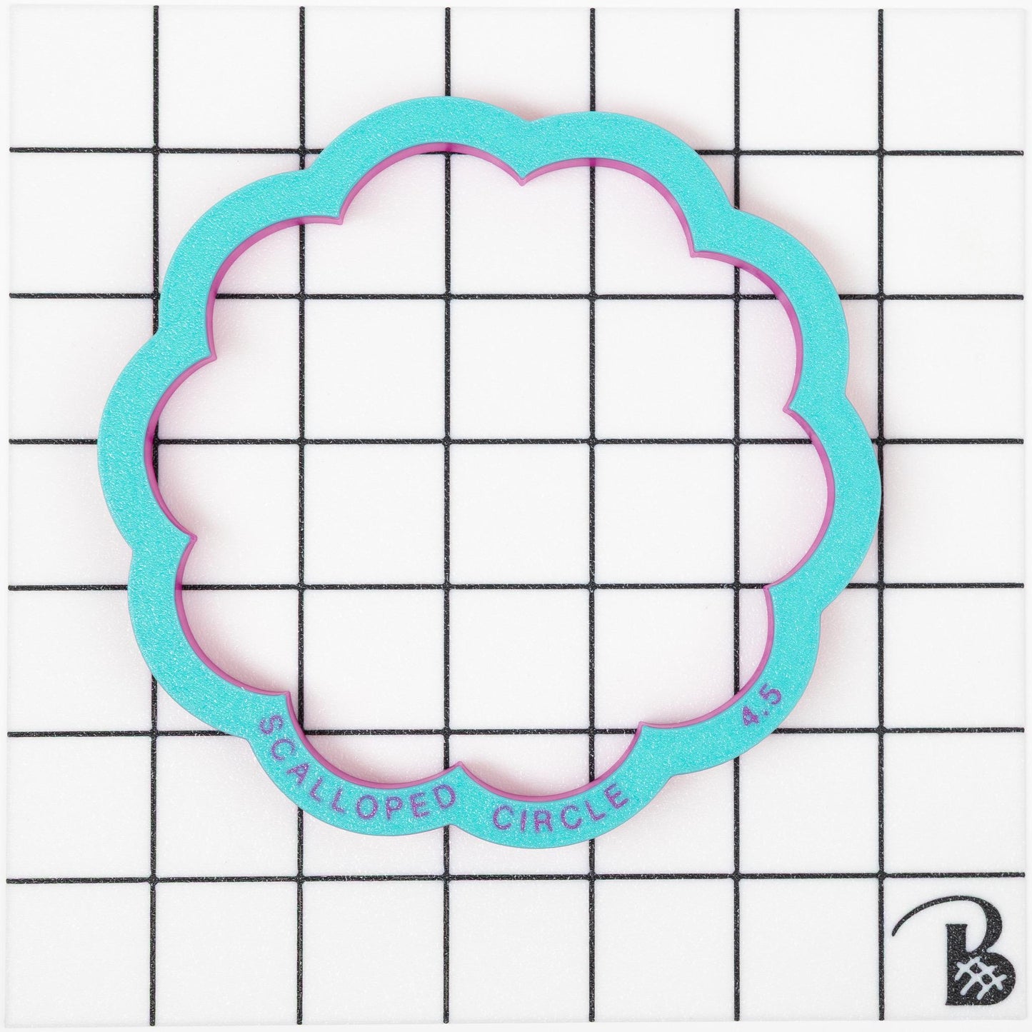 Scalloped Edge Circle Plaque Cookie Cutter