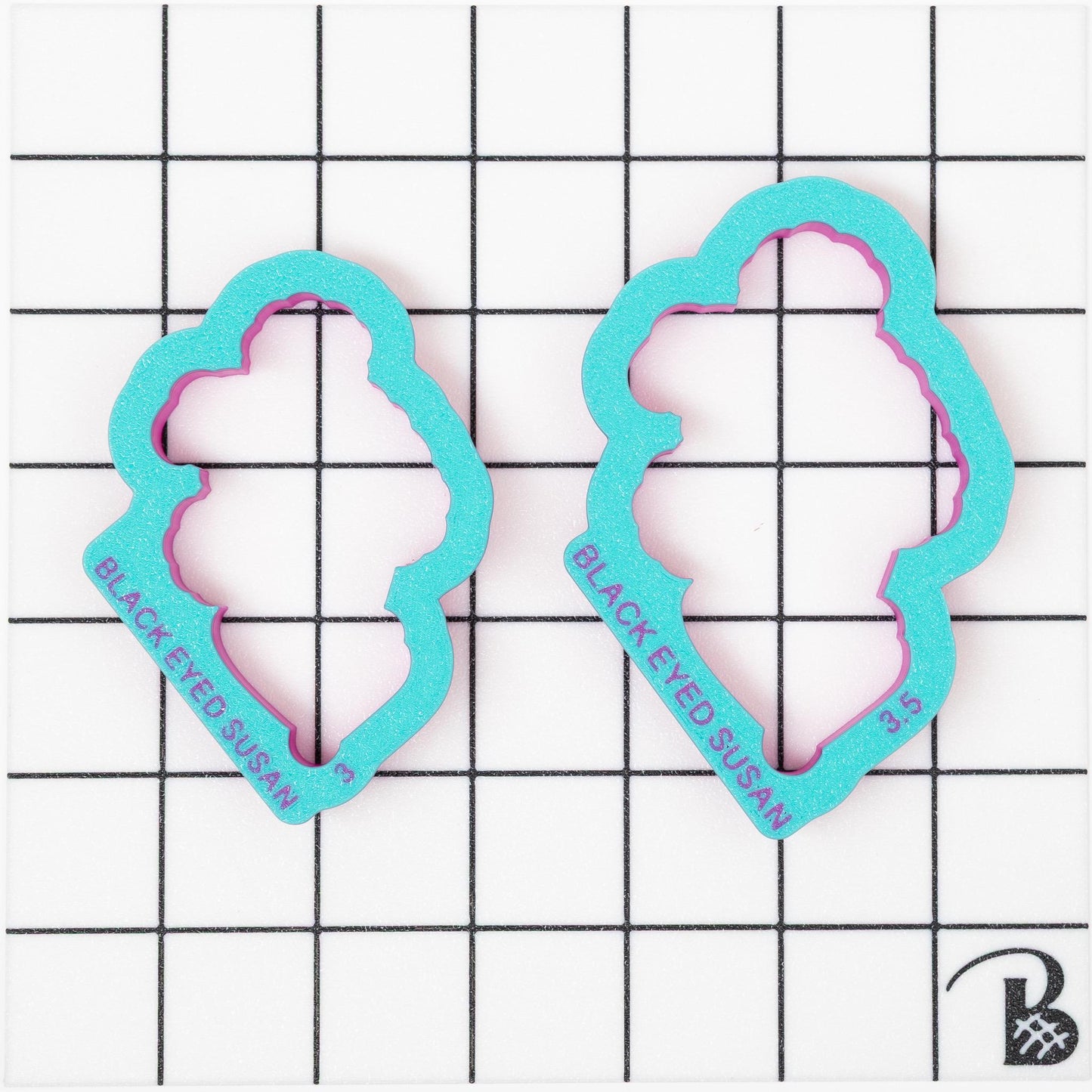 Bunch of Black-Eyed Susan Flowers Cookie Cutter (recommend sizing up)