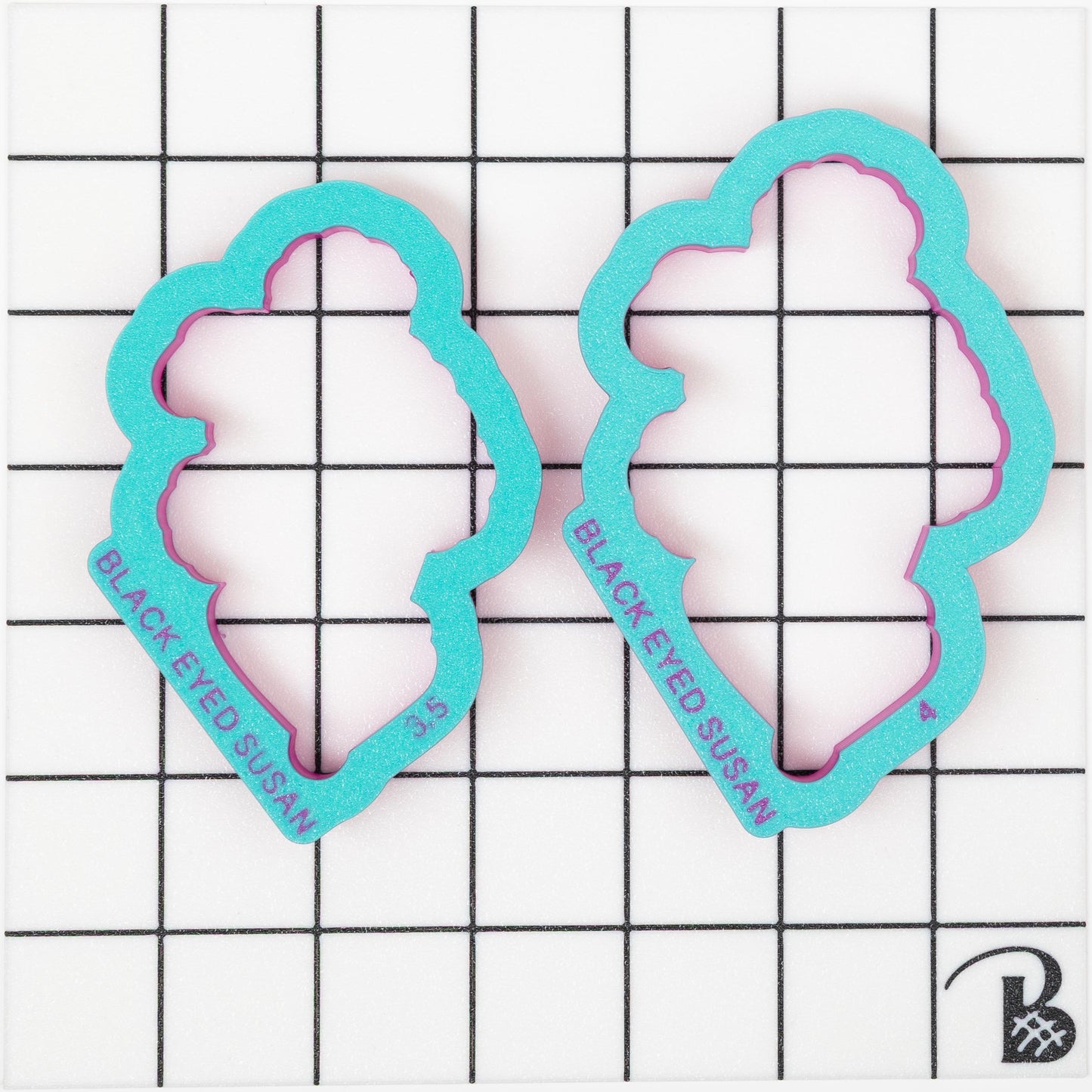 Bunch of Black-Eyed Susan Flowers Cookie Cutter (recommend sizing up)