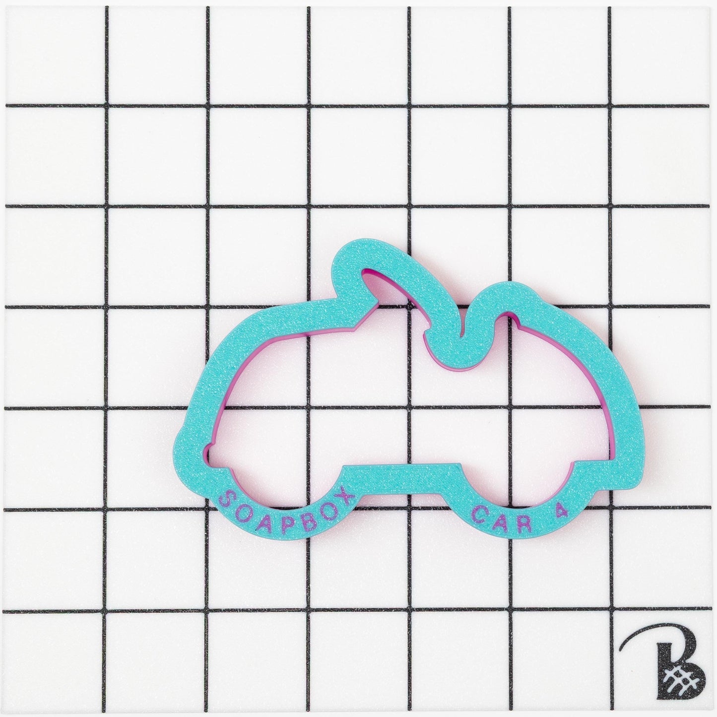 Soapbox Race Car Cookie Cutter (recommend sizing up)