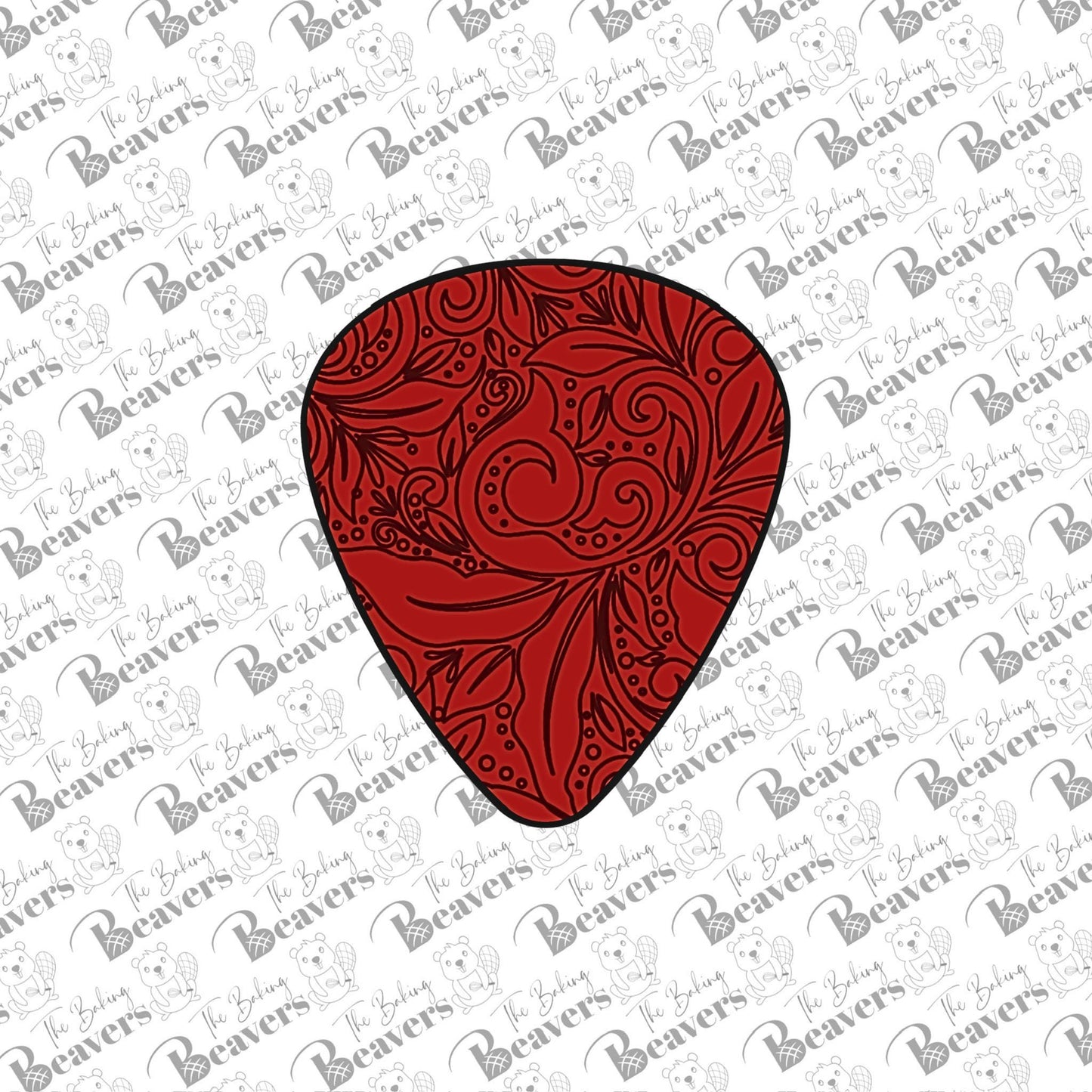 Guitar Pick Cookie Cutter (may want to size down)