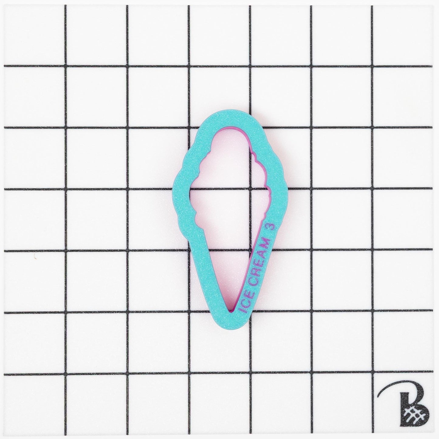 Ice Cream Cone Cookie Cutter (recommend sizing up)
