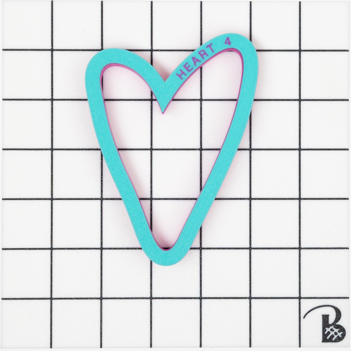 Skinny Heart Cookie Cutter (recommend sizing up)