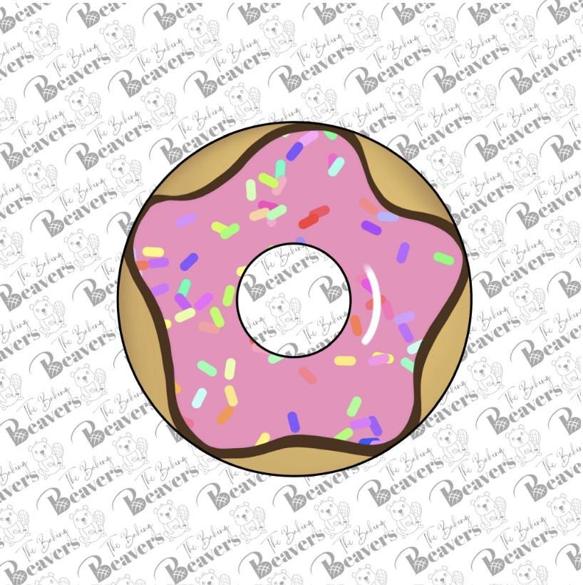 O (as in X's and O's) and DONUT Multi Cookie Cutter with Center Cut Out (Cuts multiple cookies at Once) (Optional Plunger)