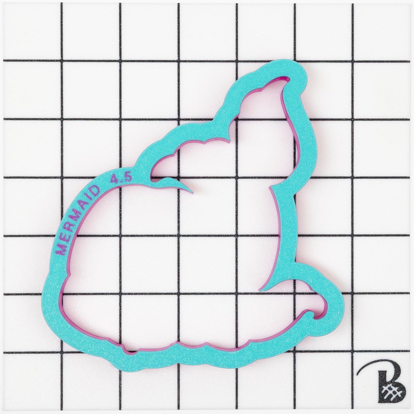 Mermaid (Laying) Cookie Cutter (recommend sizing down)