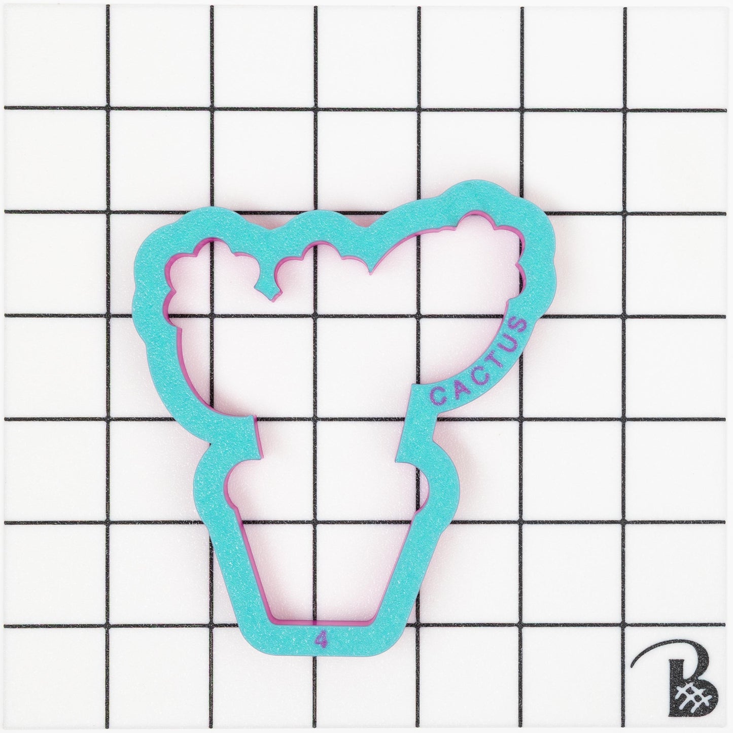 Flowering Cactus Cookie Cutter
