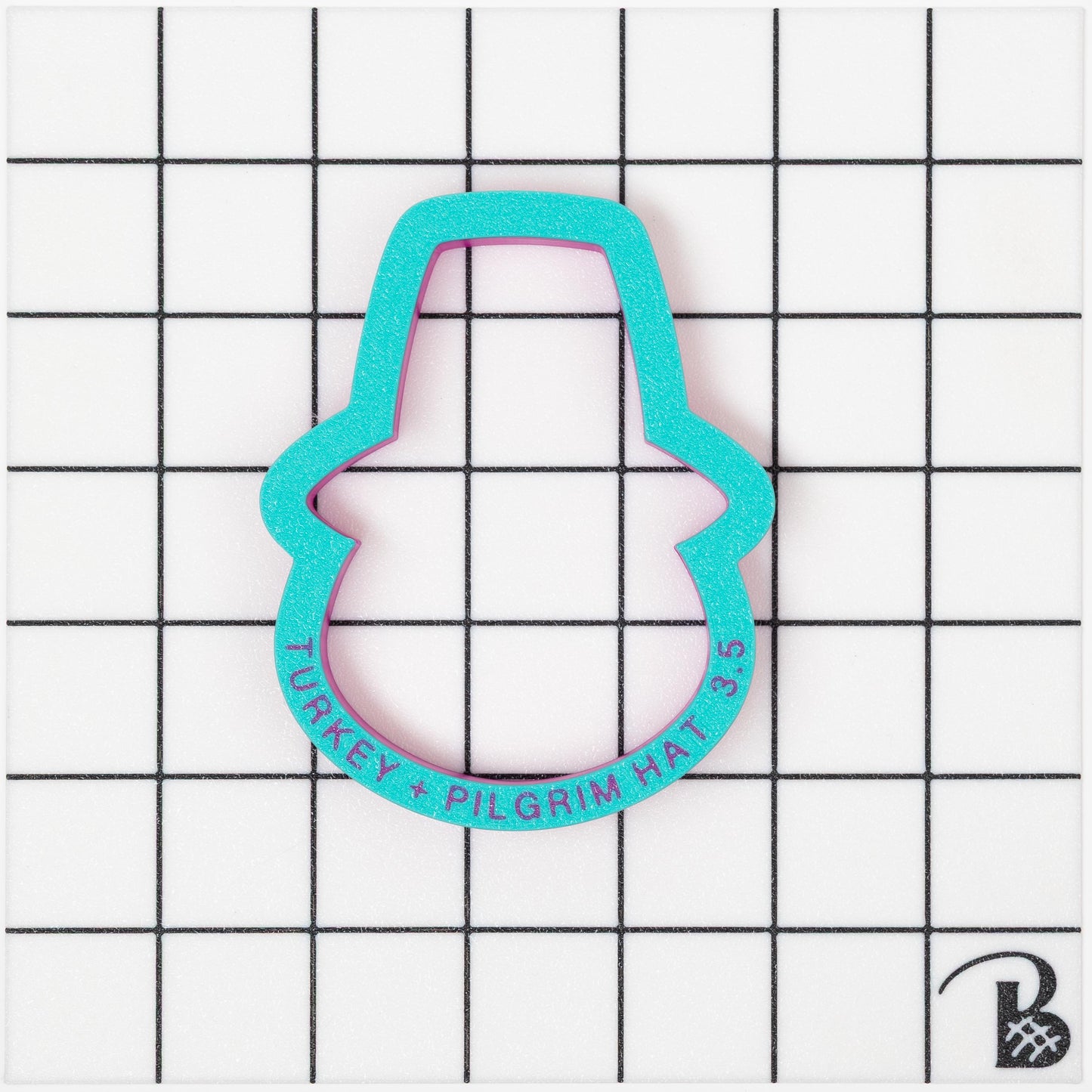 Turkey Pilgrim (face) Cookie Cutter