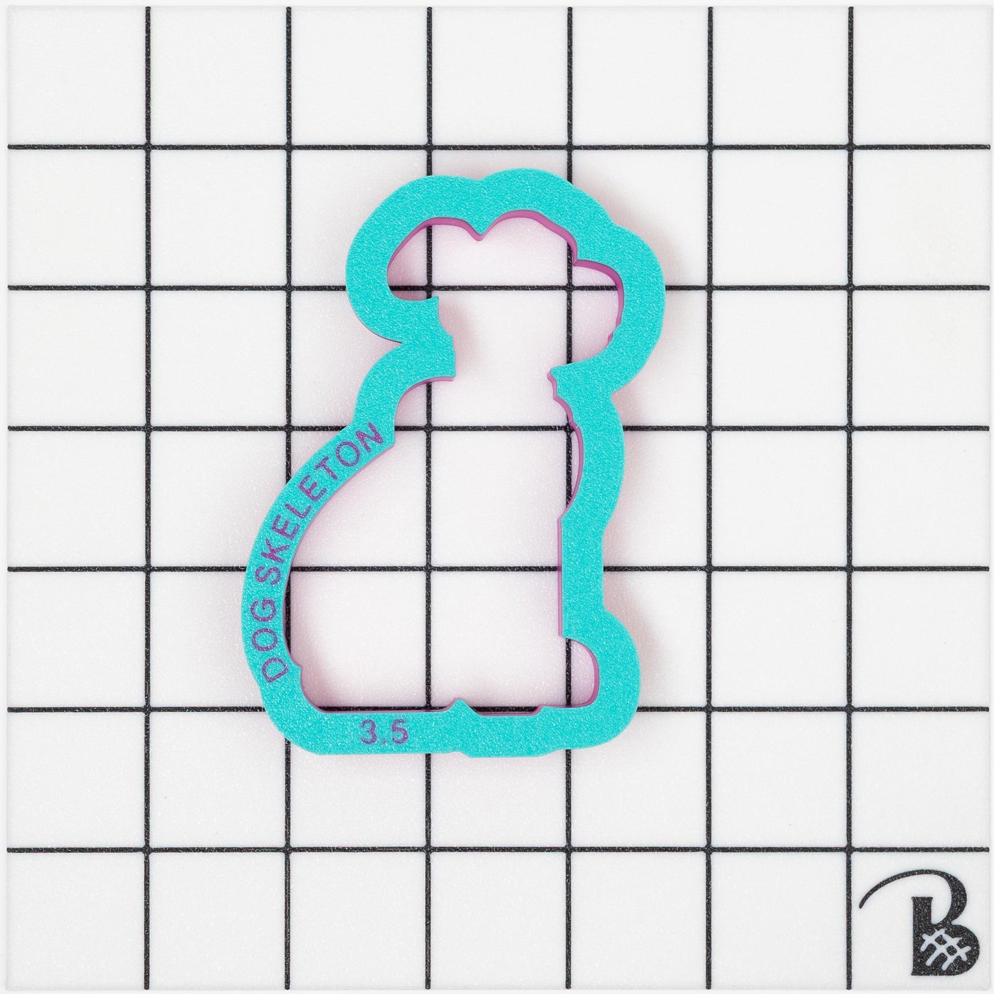 Dog Skeleton Stencil (Option to add cutter)