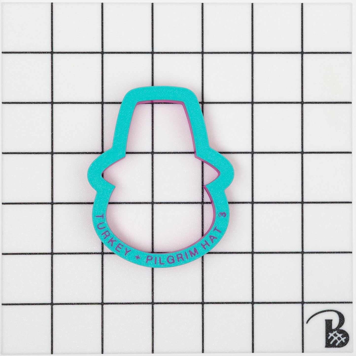 Turkey Pilgrim (face) Cookie Cutter