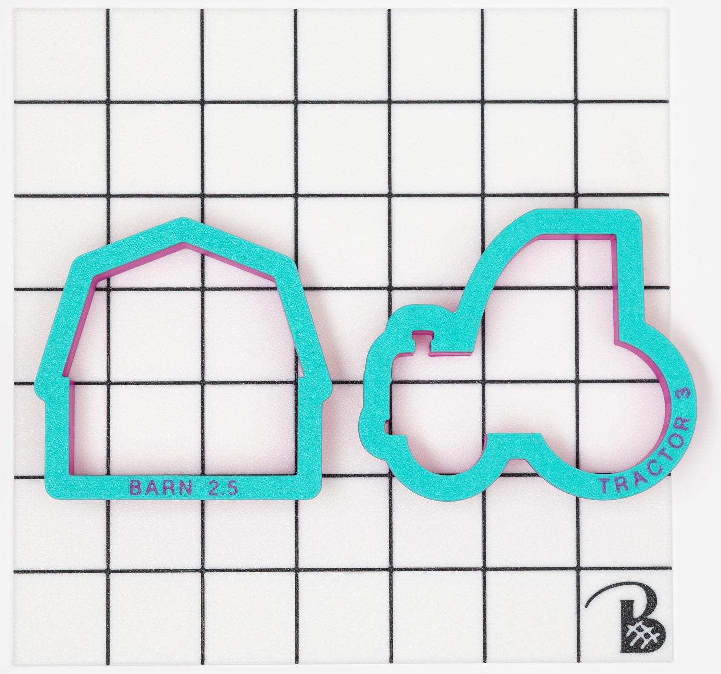 Barn and Tractor Set of Cookie Cutters