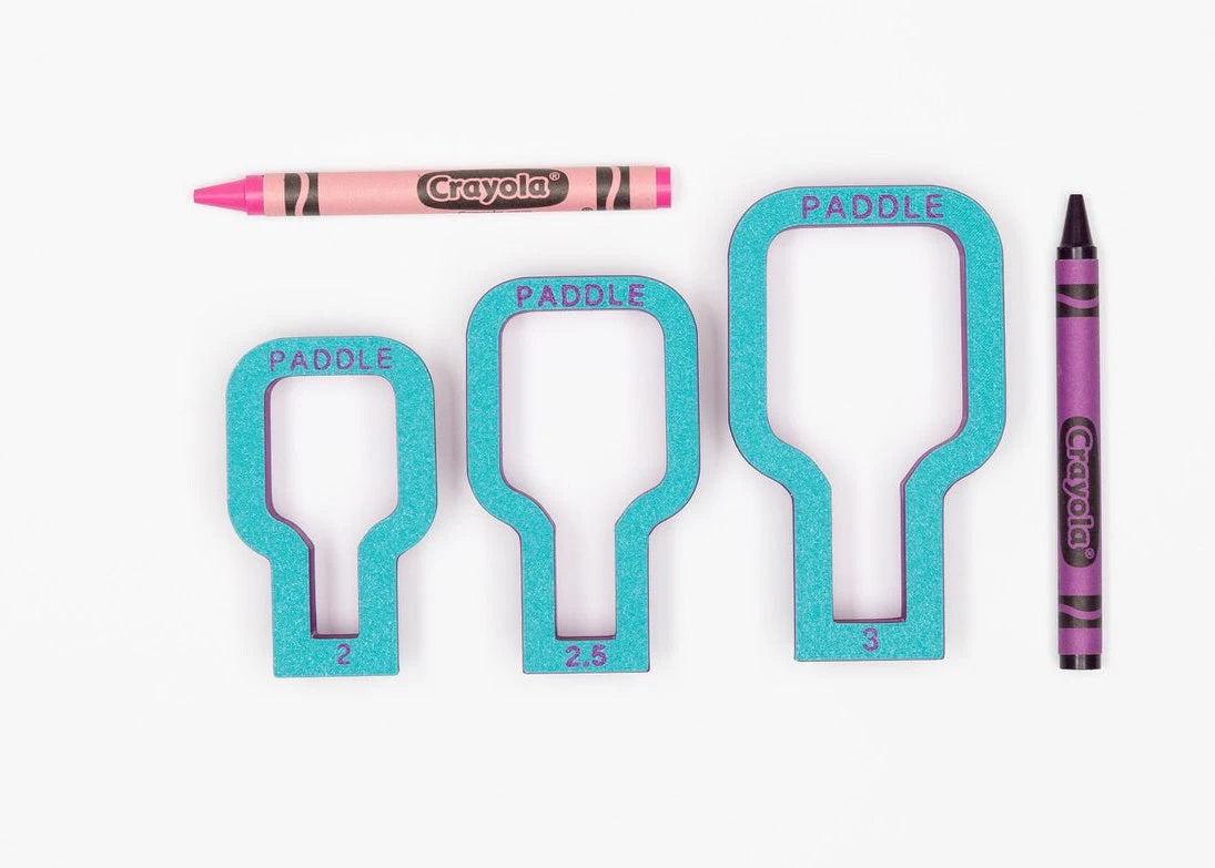 Pickle Ball Paddle Cookie Cutter (recommend sizing up)