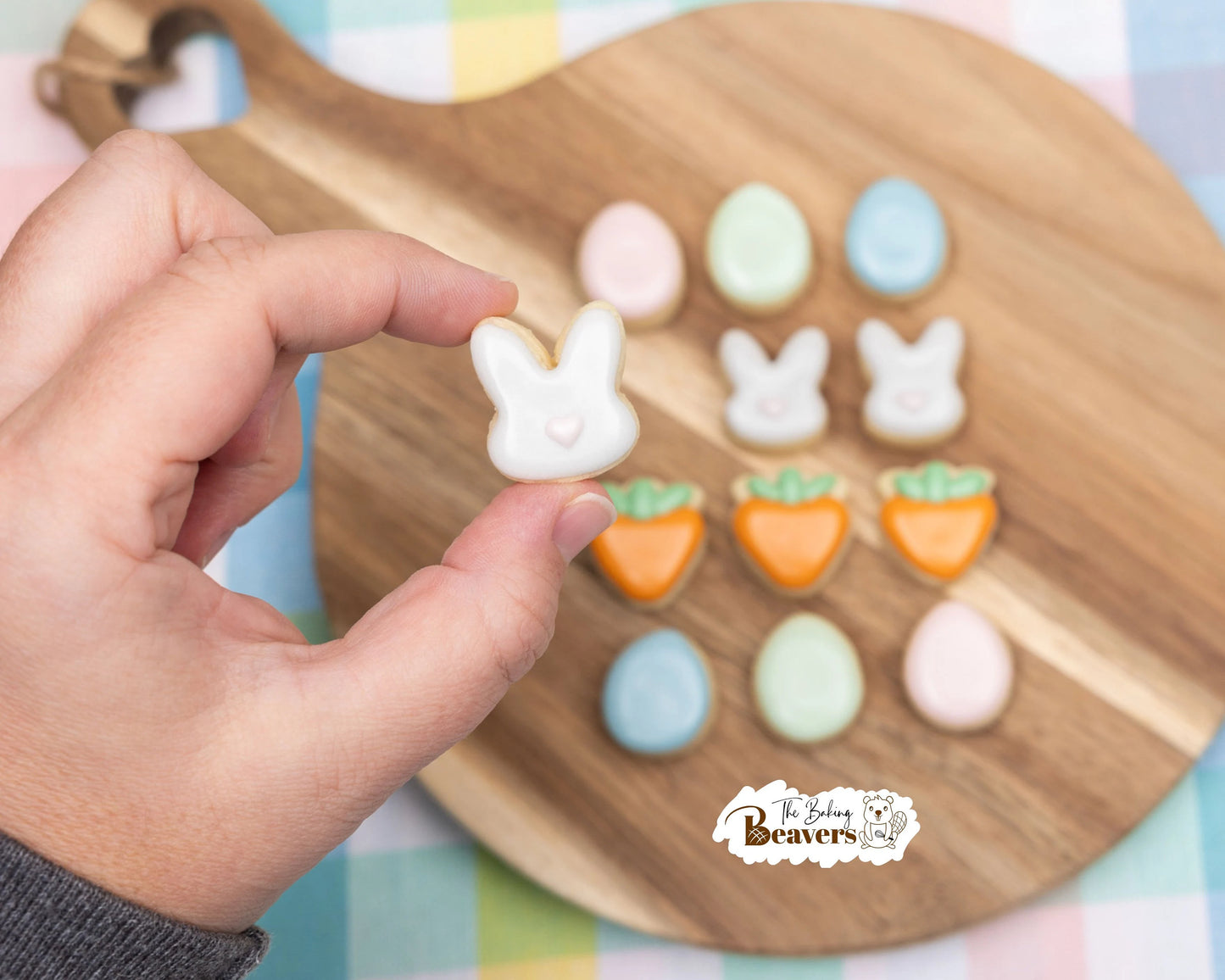Easter Tic Tac Toe with Micro Cutter Playing Pieces Set