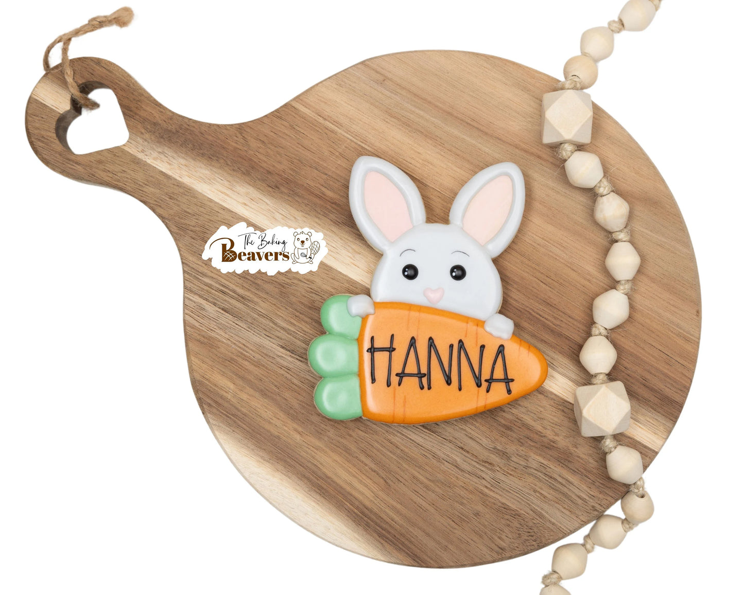 Easter Bunny with Carrot Plaque Cookie Cutter