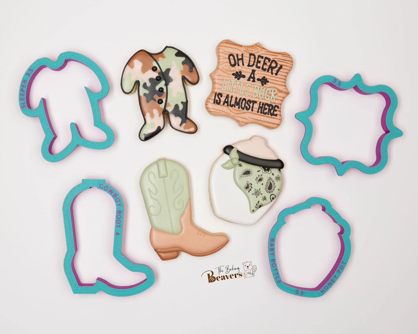 Cowboy Hat and Boot Set Cookie Cutters