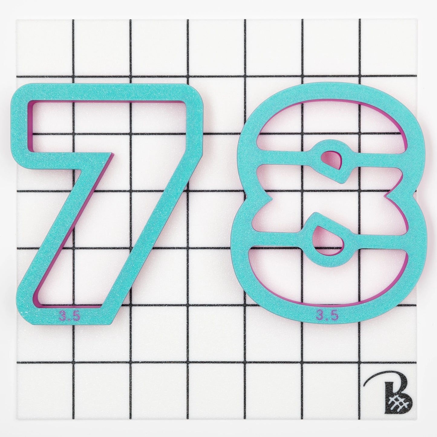 Numbers FULL SET Cookie Cutters - 9 Total