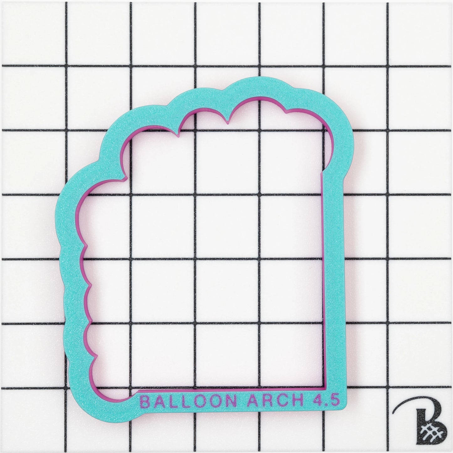 Balloon Arch Plaque Cookie Cutter