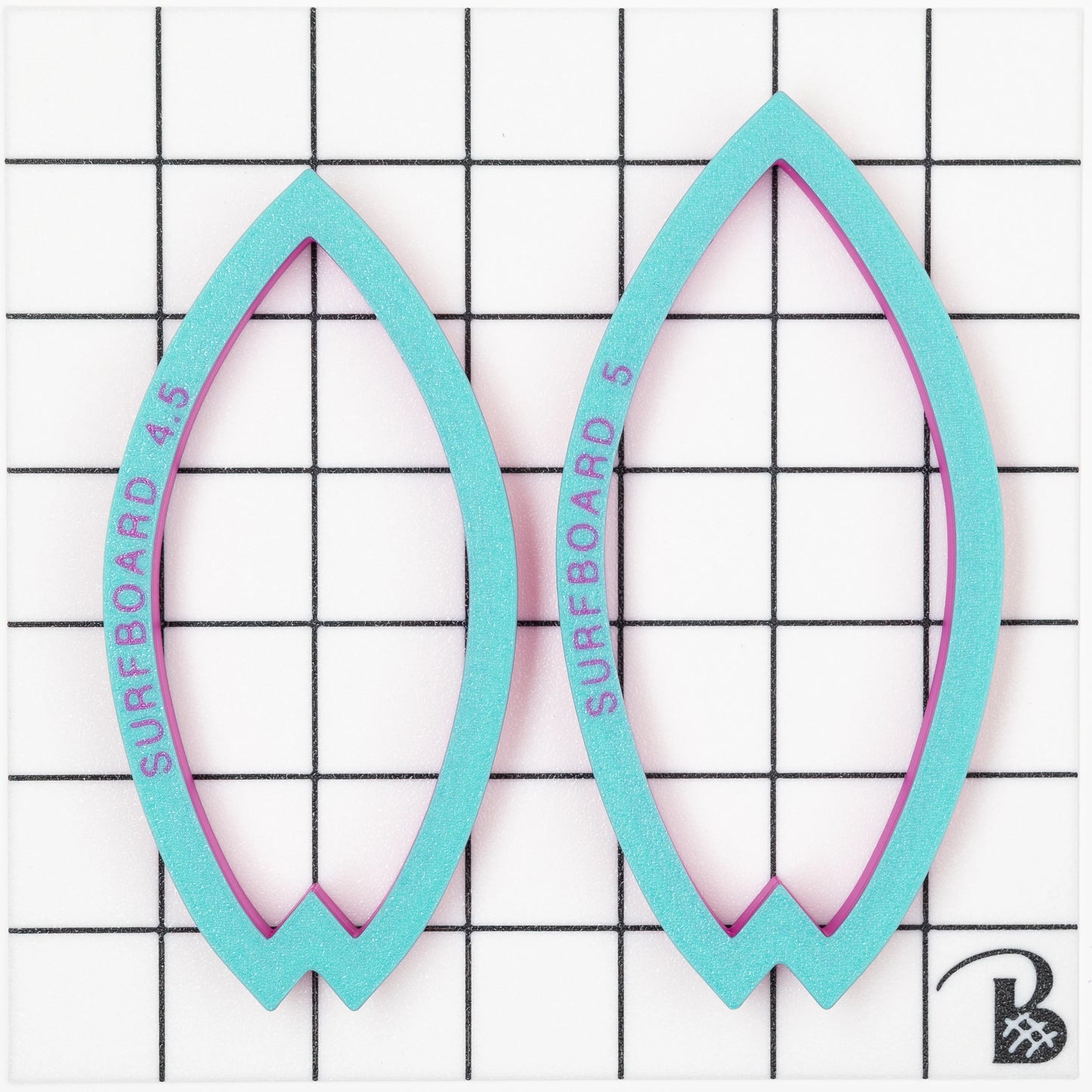 Surfboard Cookie Cutter (recommend sizing up)