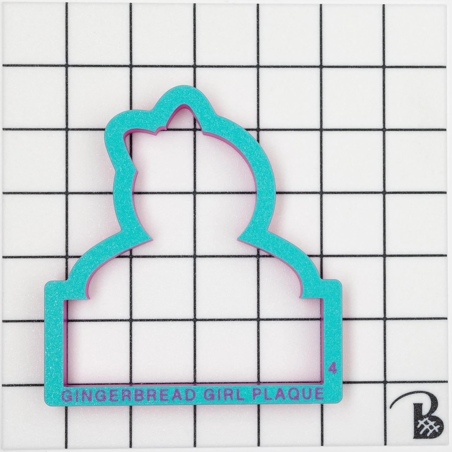 Gingerbread Man Couple (Set of 2) Name Plaque Cookie Cutter