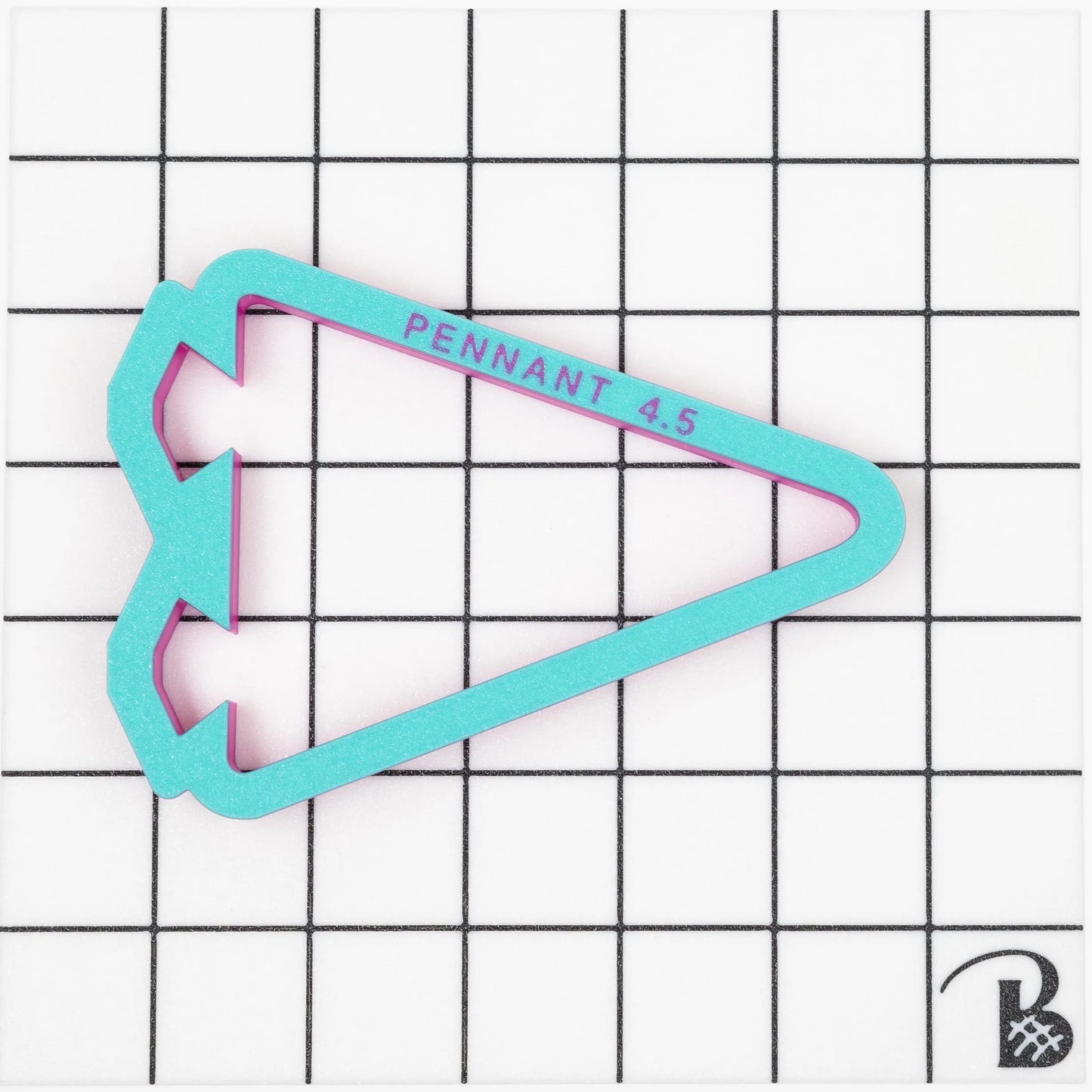 Sports Pennant Cookie Cutter (recommend sizing up)