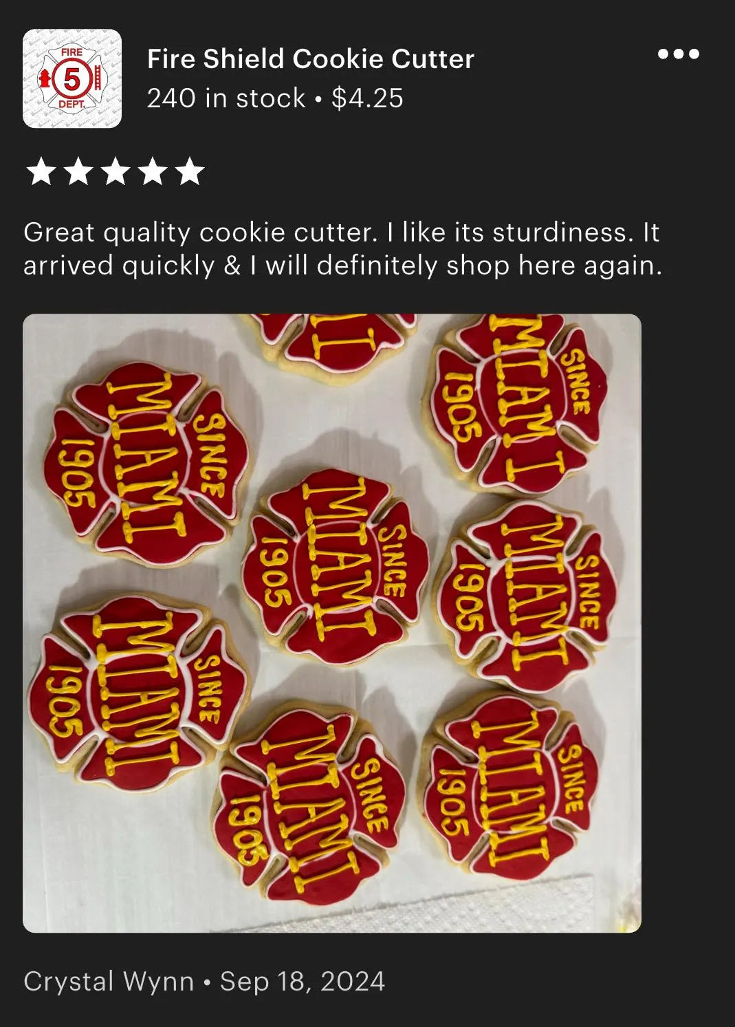 Fire Shield Cookie Cutter (may want to size down)