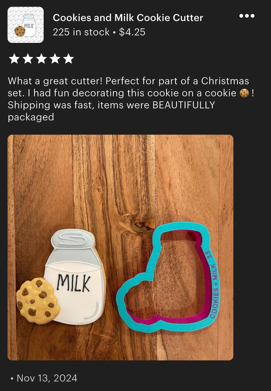 Santa & Milk and Cookies (Set of 2) Cookie Cutter