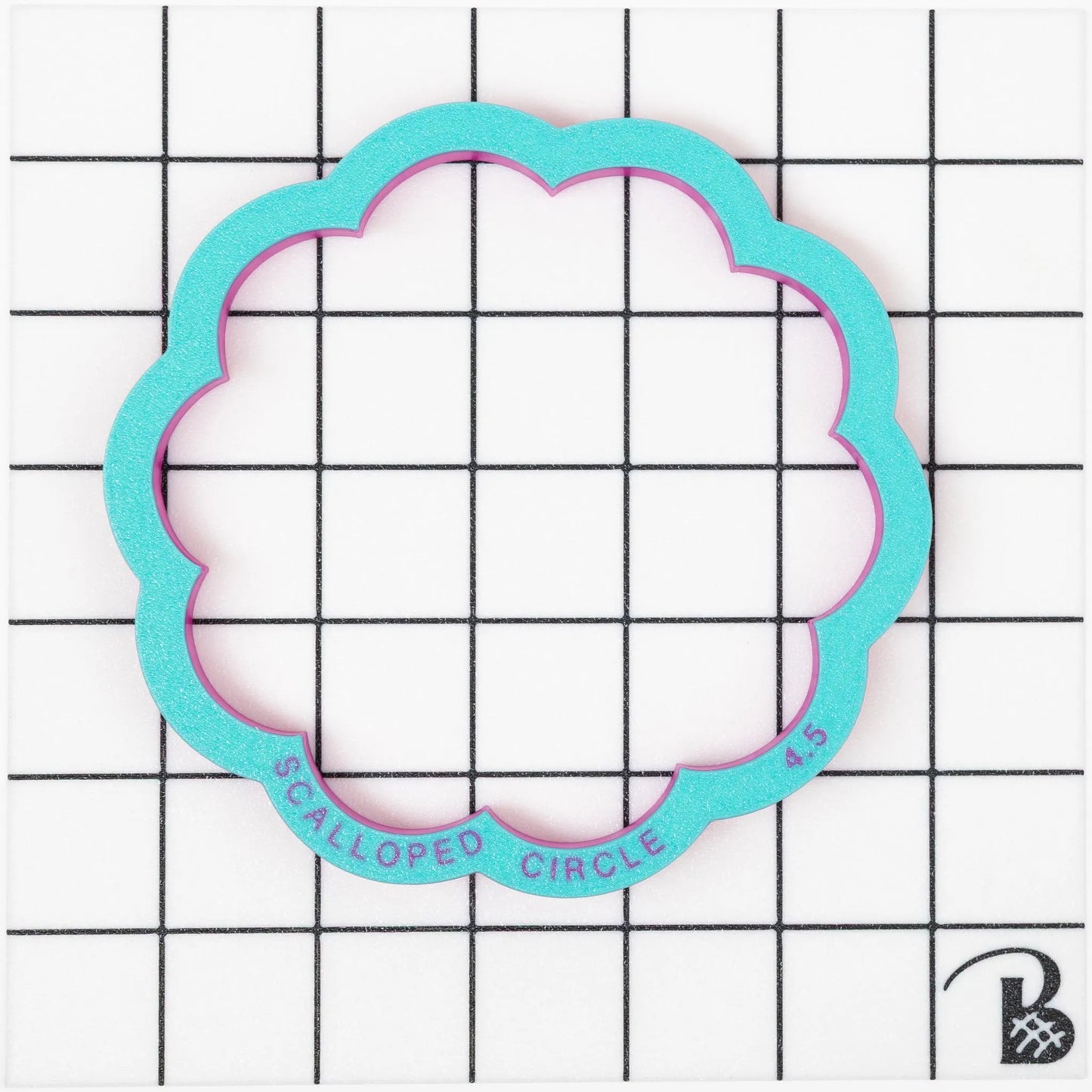Scalloped Edge Circle Plaque Cookie Cutter