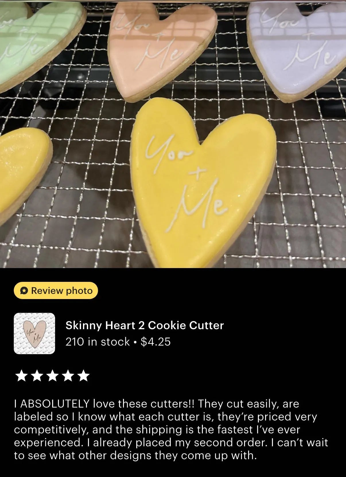 Skinny Heart (version 2) Cookie Cutter