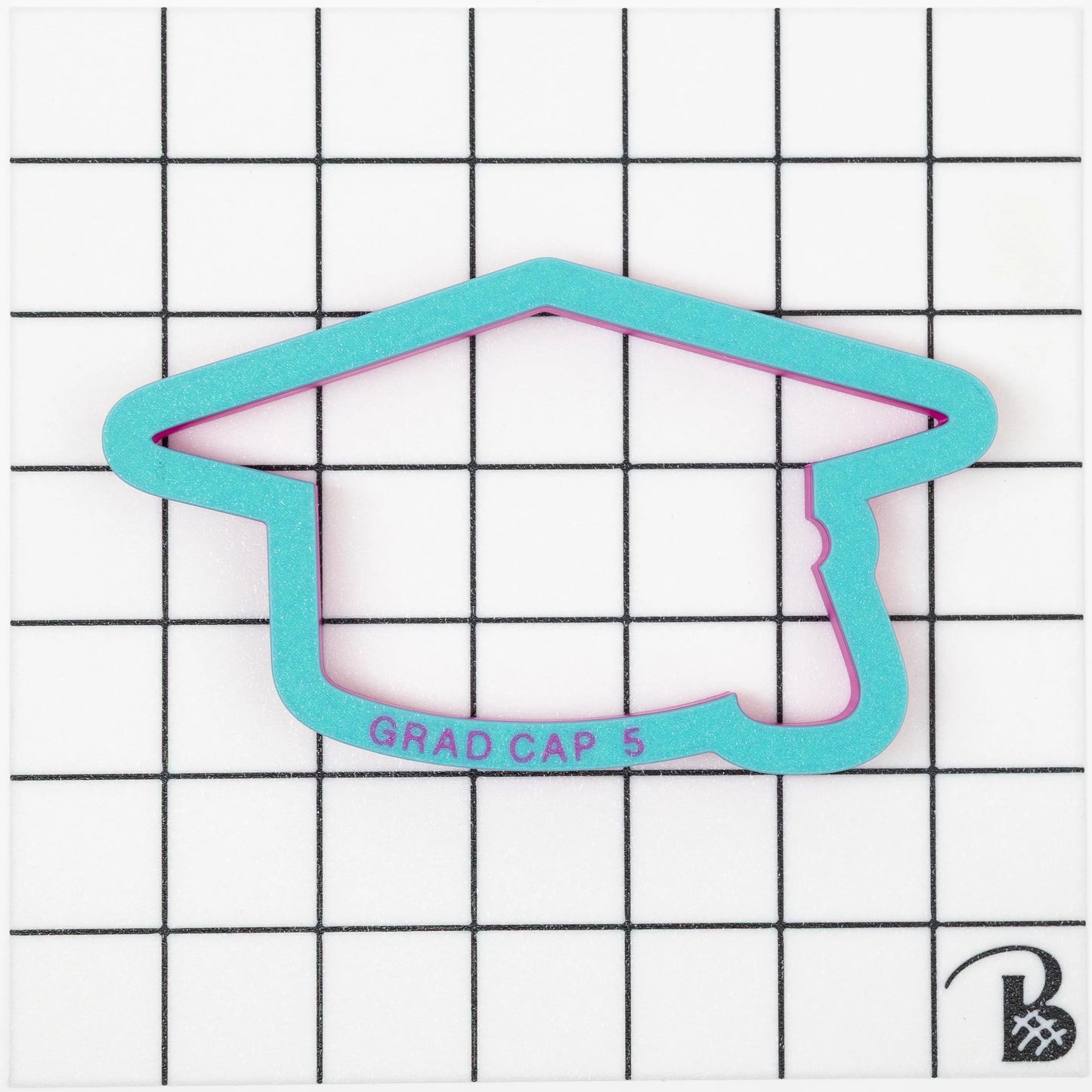 Graduation Cap & Gown Cookie Cutter Set #2 (arms connected)