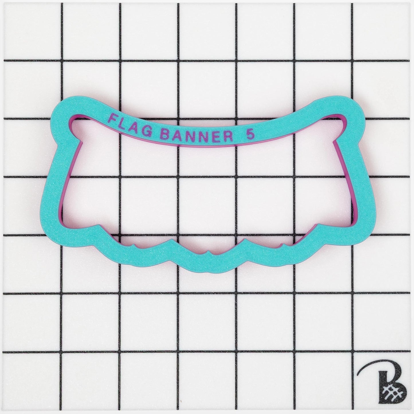 Flag Banner Cookie Cutter